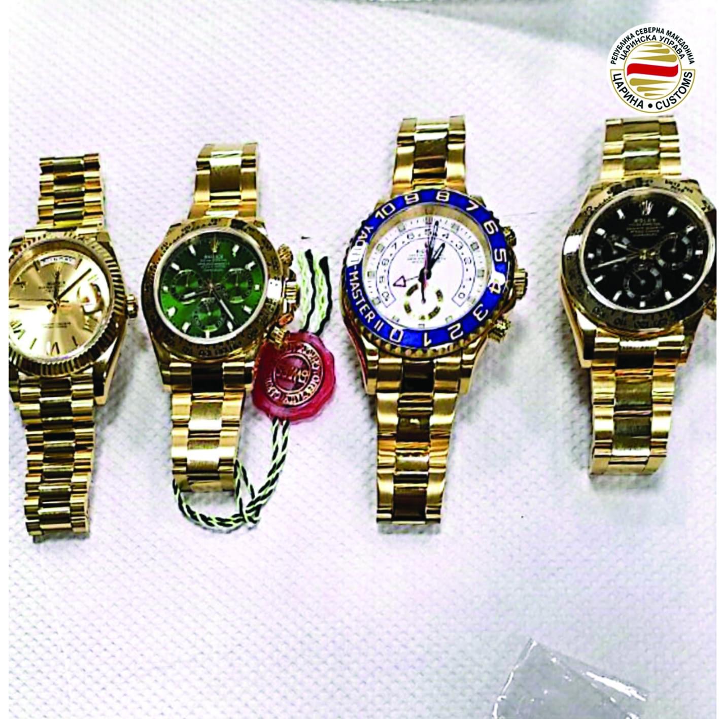 Konfiskohen 4 orë Rolex nga një grua që udhëtonte drejt Milanos nga Maqedonia e Veriut