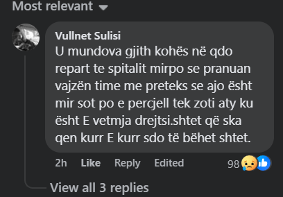 “Nuk e pranuan në Spital, sot po e përcjell tek Zoti” – thotë Vullnet Sulisi, babai i fëmijës së ndjerë