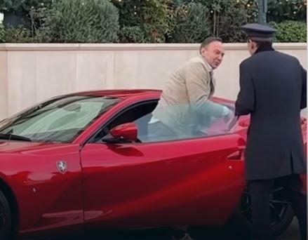 Sasho Mijalkov është filmuar në Monte-Karlo me një makinë luksoze me vlerë rreth 700.000 dollarë