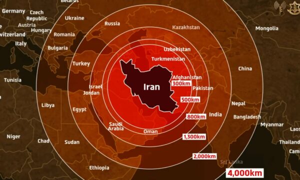 Raketa me rreze veprimi që kalojnë Ballkanin  arijnë deri në Francë e Gjermani  Izraeli alarmon për rrezikun nga Irani