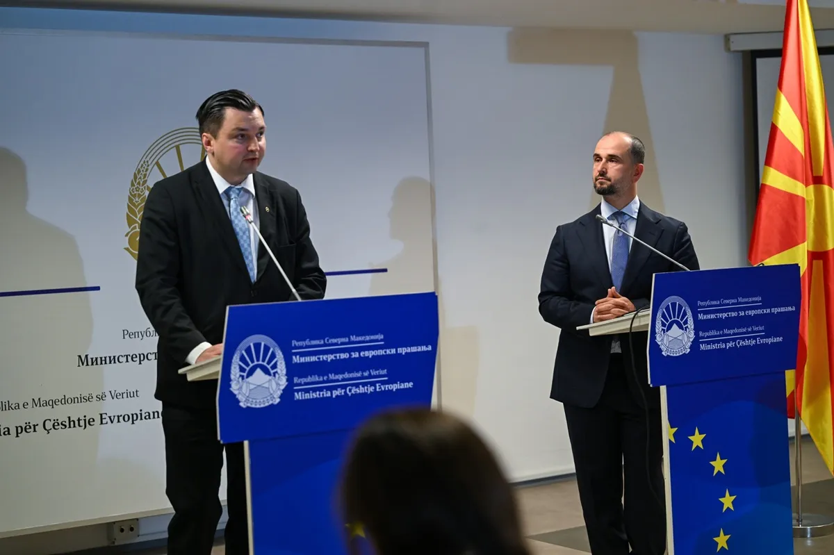 Ministri finlandez Strand në Shkup: Sundimi i ligjit mbetet prioritet