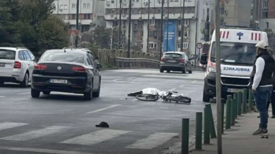 Shoferi që përplasi biçiklistin në Shkup vendoset nën masa kujdesi nga gjykata