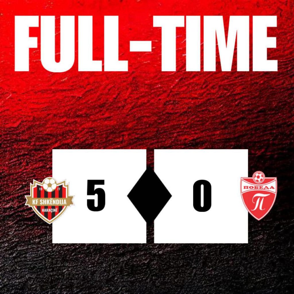 Shkëndija e Haraçinës mposhti 5 0 Pobedën