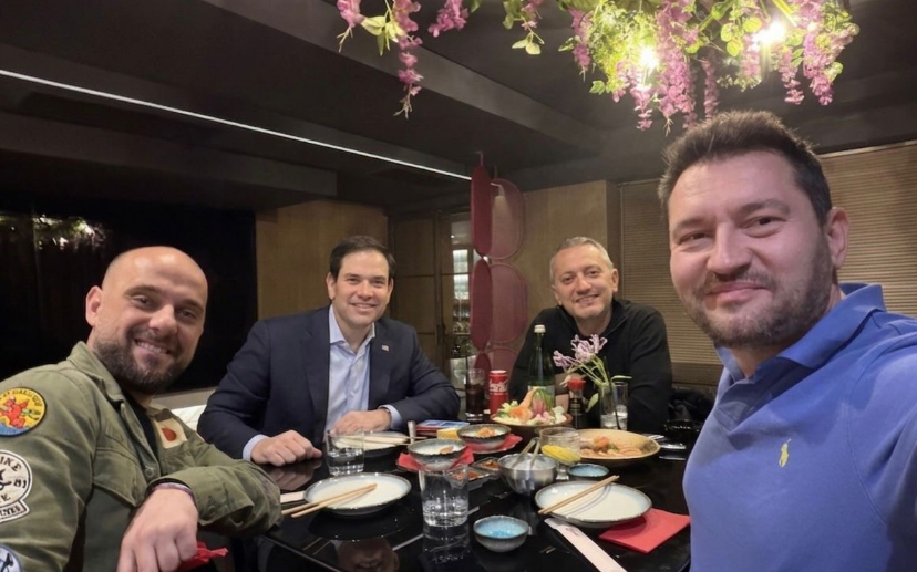 E çuditshme  Çka ka ndodhur me biznesmenin Ardian Hoxha  Gënjen që është në takim me Marco Rubion në Tiranë