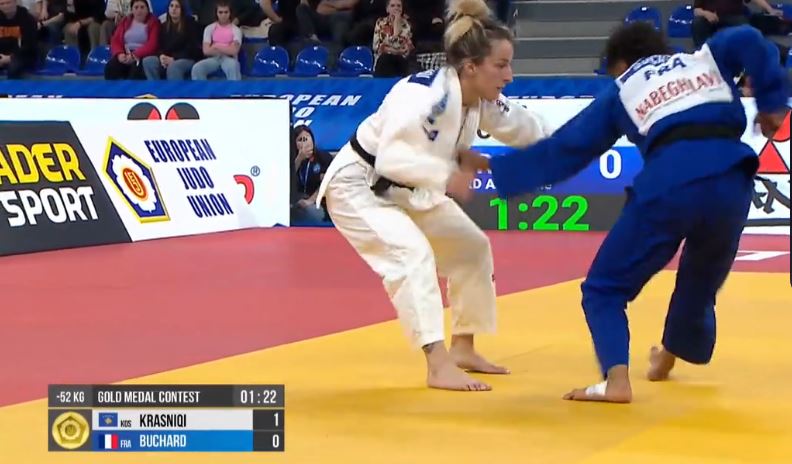 Fantastike  Distria Krasniqi fiton medaljen e artë në Kampionatin Europian