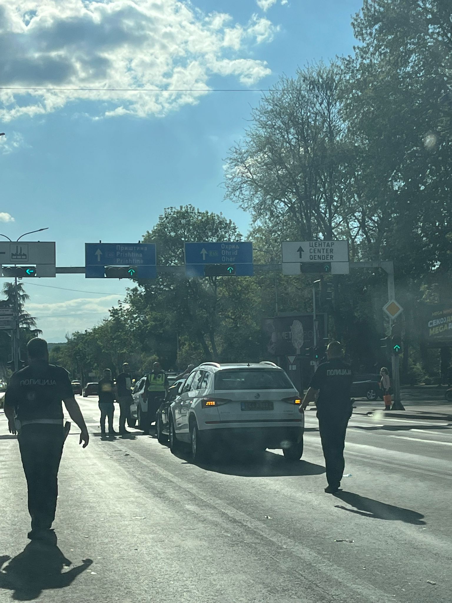 Aksident ne Autokomandë të Shkupit!