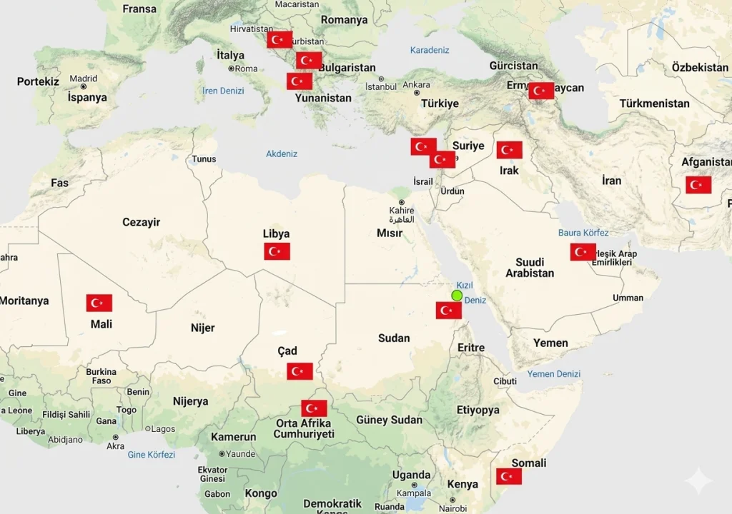 Turqia bëhet e dyta në botë për numrin e bazave ushtarake të huaja   ndikimi global në rritje